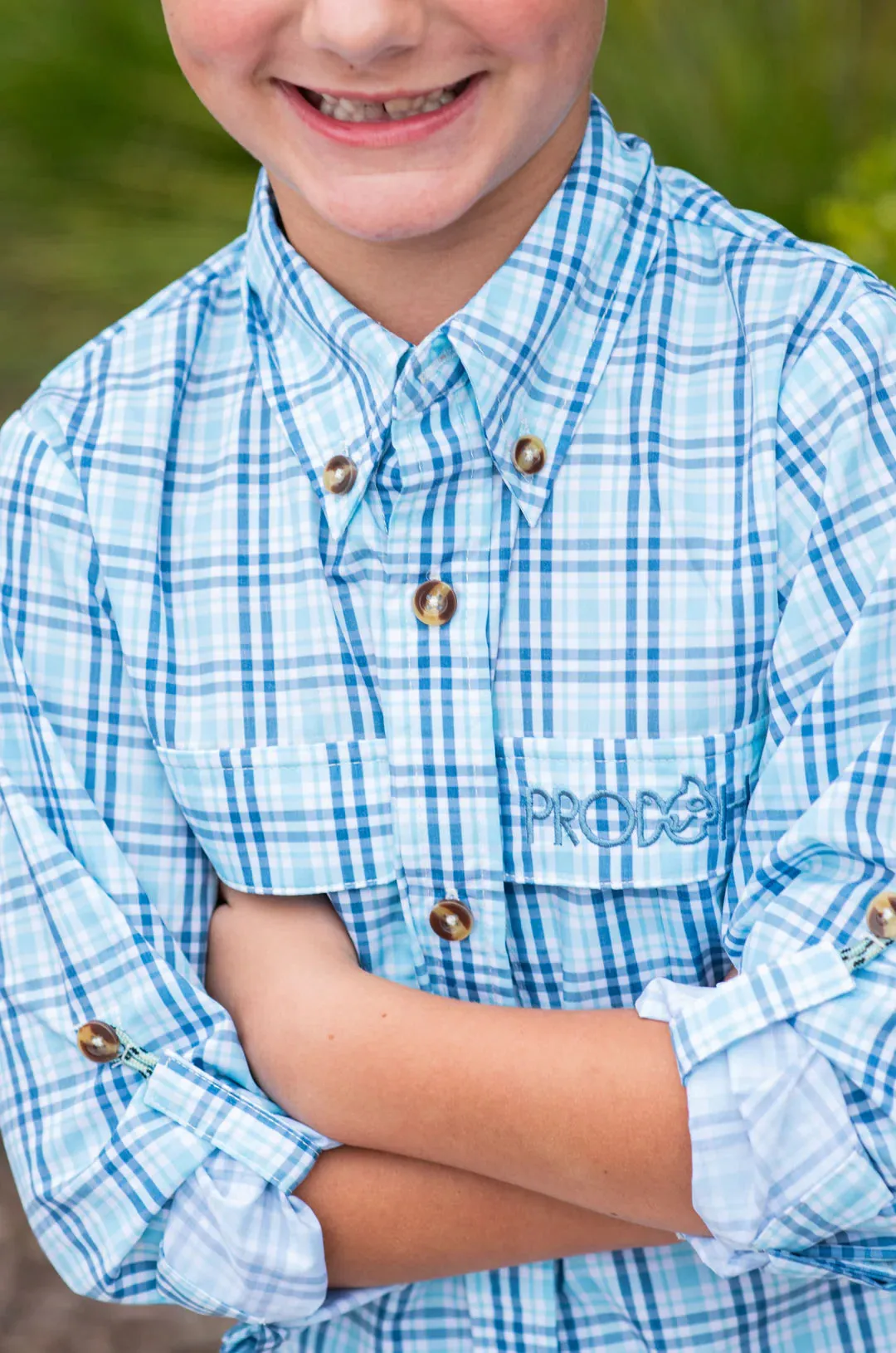 Founders Fishing Shirt - Sunset Vibes Plaid