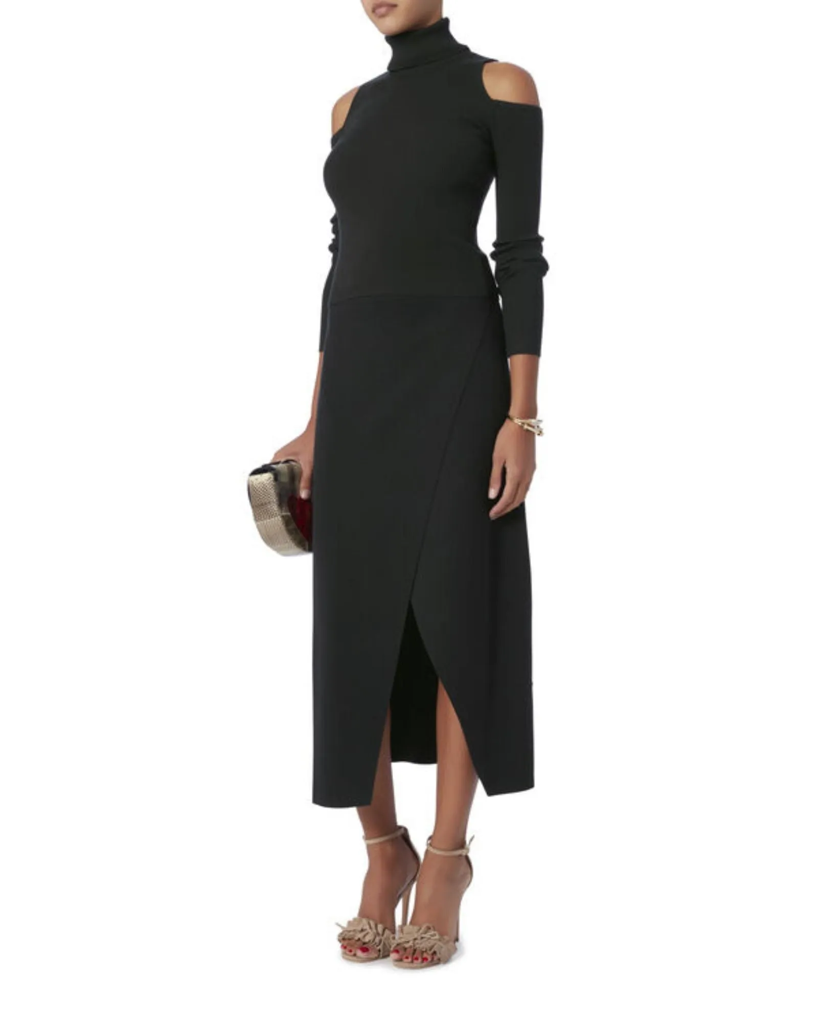 Mervyn Cold Shoulder Turtleneck